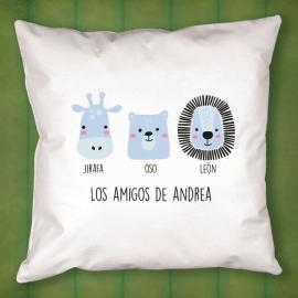 Cojín animalitos personalizado Cojín animalitos personalizado