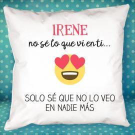 Cojín emoticono enamorado personalizado Cojín emoticono enamorado personalizado