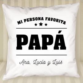 Cojín personalizado Mi persona favorita Cojín personalizado Mi persona favorita