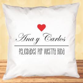 Cojín personalizado para pareja Cojín personalizado para pareja