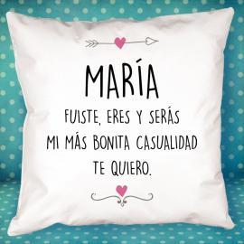 Cojín romántico personalizado Cojín romántico personalizado