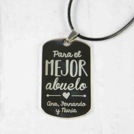 Colgante personalizado para el mejor Abuelo Colgante personalizado para el mejor Abuelo