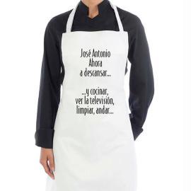 Delantal jubilado personalizado Delantal jubilado personalizado