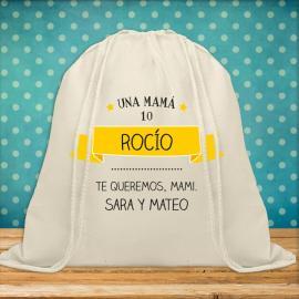 Mochila de cuerdas BIO personalizada Mochila de cuerdas BIO personalizada