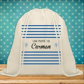 Mochila de cuerdas marinera BIO personalizada Mochila de cuerdas marinera BIO personalizada