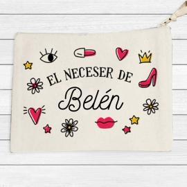 Neceser BIO personalizado con nombre Neceser BIO personalizado con nombre