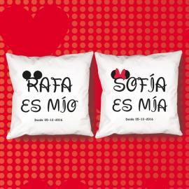 Pack de cojines personalizados 'Es mío' Pack de cojines personalizados 'Es mío'