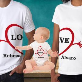 Pack familia Love personalizado Pack familia Love personalizado