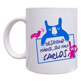 Taza desayuno mágico personalizada Taza desayuno mágico personalizada
