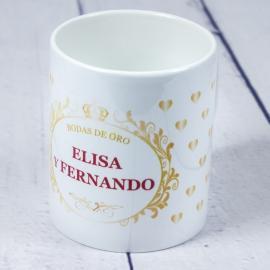 Taza especial bodas personalizada Taza especial bodas personalizada