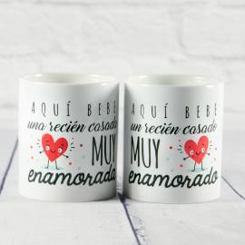 Pack de dos tazas Recién Casados Pack de dos tazas Recién Casados