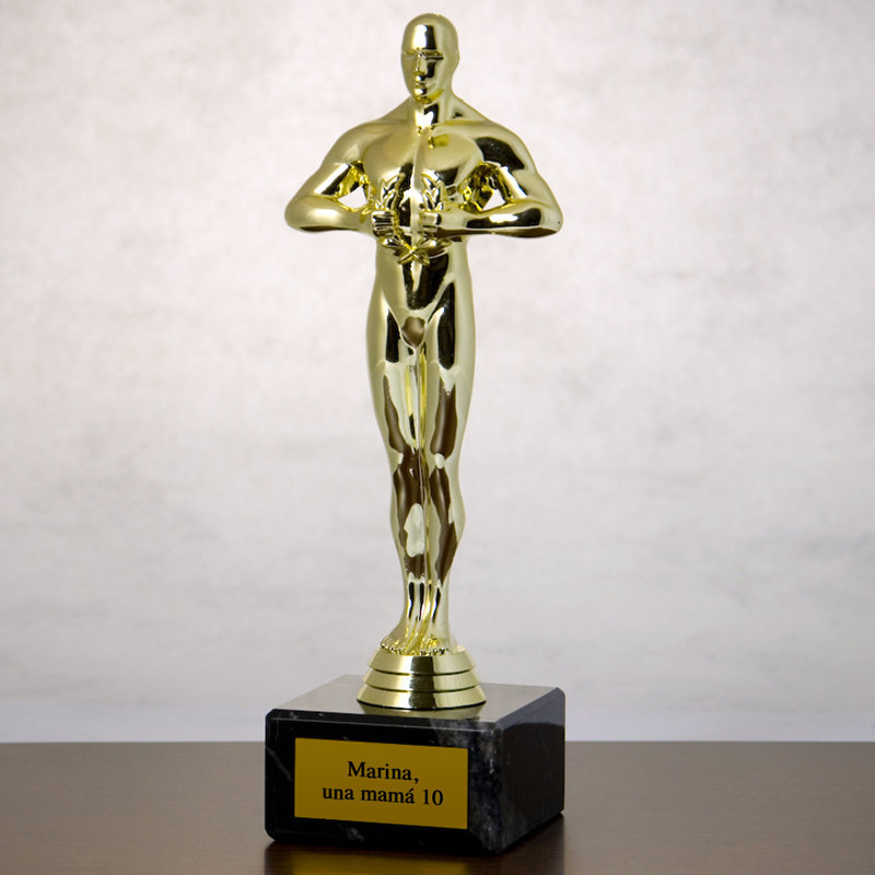 Regalos personalizados: Regalos con nombre: Estatua Óscar personalizable