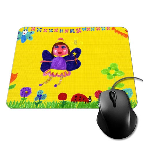 Regalos personalizados: Diseño y decoración: Alfombrilla rectangular con el dibujo de tu hijo