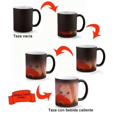 Regalos personalizados: Tazas personalizadas: Taza mágica con foto