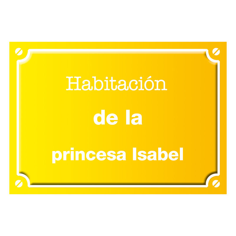 Regalos personalizados: Diseño y decoración: Placa de calle infantil personalizada