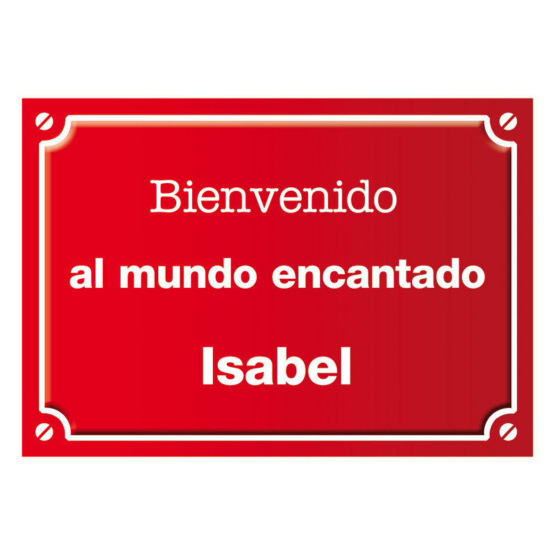 Regalos personalizados: Diseño y decoración: Placa de calle infantil personalizada