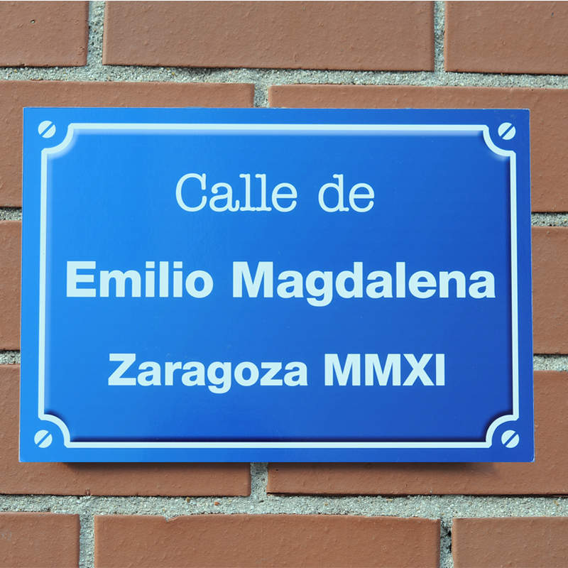 Regalos personalizados: Diseño y decoración: Placa de calle personalizada