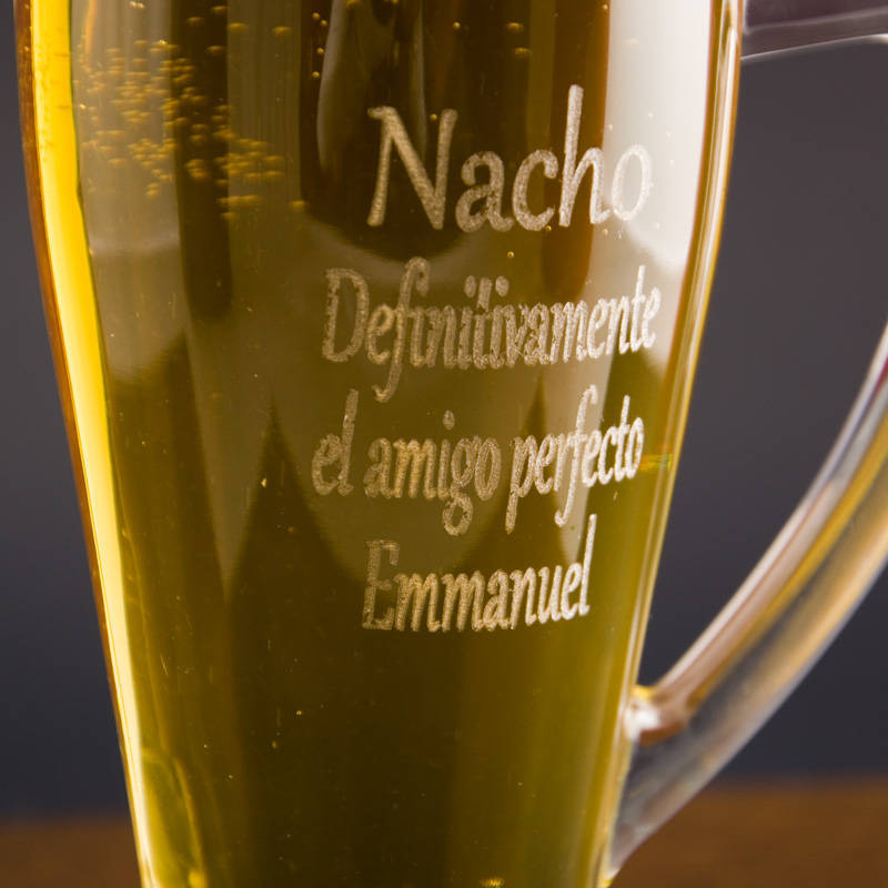 Regalos personalizados: Cristalería personalizada: Jarra de cerveza Baviera personalizada