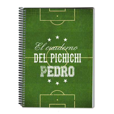 Regalos personalizados: Regalos con nombre: Cuaderno del Mister o del Pichichi