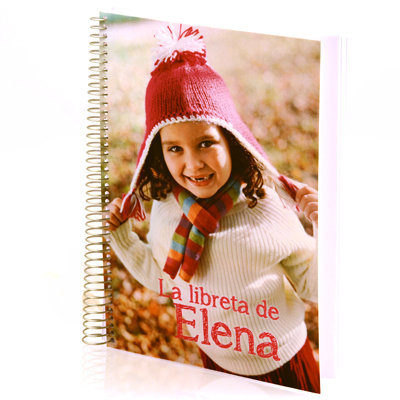Regalos personalizados: Libros personalizados: Cuaderno personalizado con foto