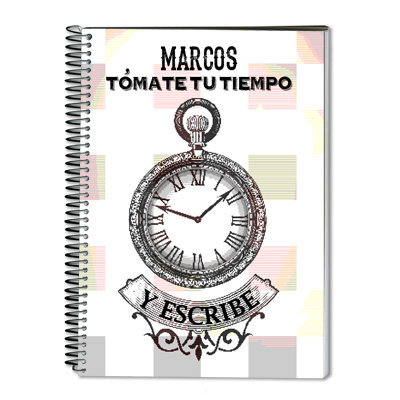 Regalos personalizados: Cuadernos: Cuaderno Tómate tu tiempo y escribe