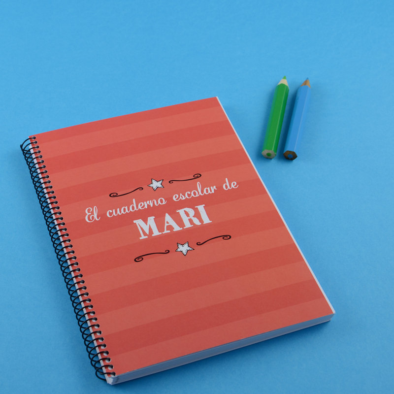 Regalos personalizados: Cuadernos: Mi cuaderno personalizado 