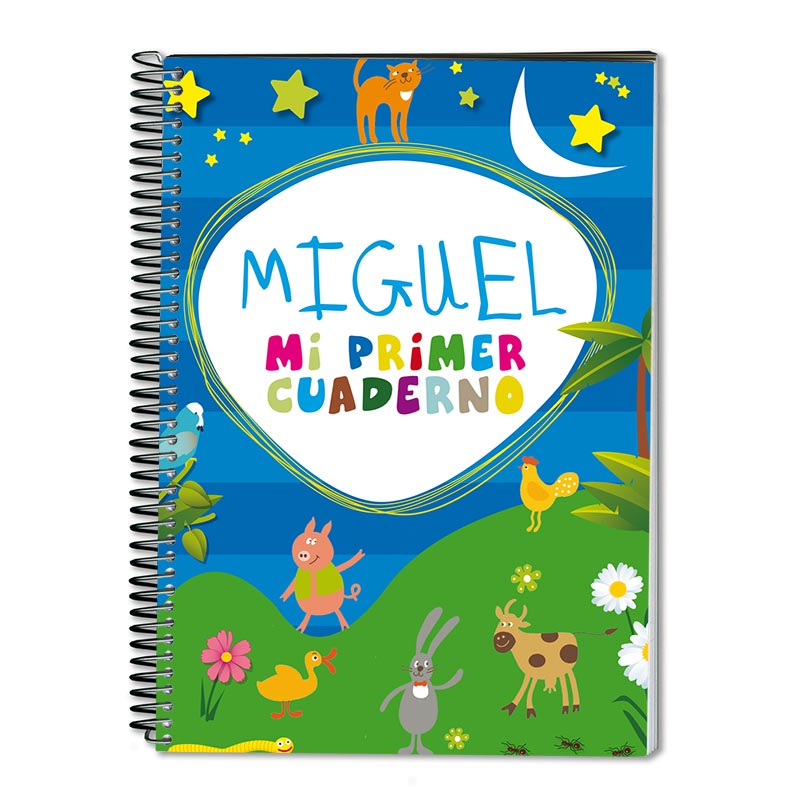 Regalos personalizados: Cuadernos: Mi primer cuaderno personalizado