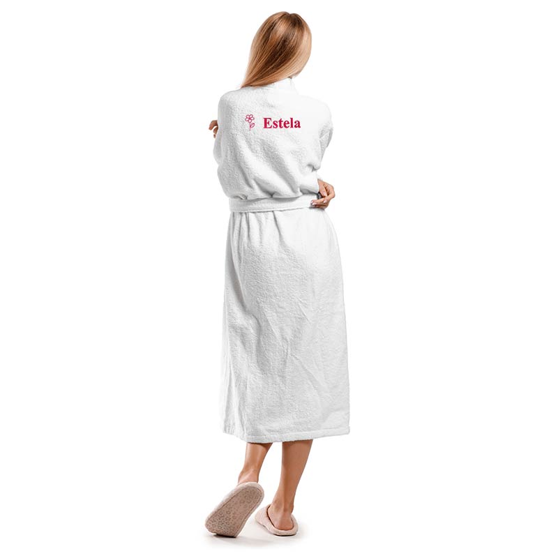 Regalos personalizados: Regalos con nombre: Albornoz bordado con motivo y nombre Regalos personalizados: Regalos con nombre: Albornoz bordado con motivo y nombre