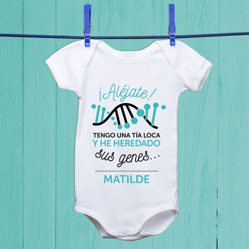 Regalos personalizados: Regalos con nombre: Body personalizado molón 'Tía loca' Regalos personalizados: Regalos con nombre: Body personalizado molón 'Tía loca'