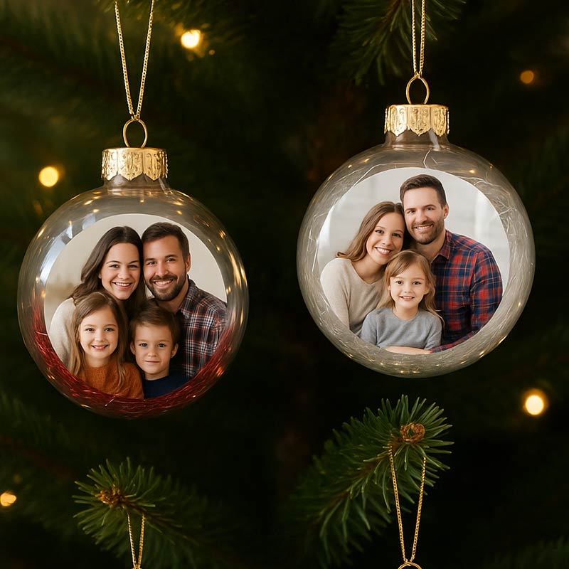 Regalos personalizados: Diseño y decoración: Bola de Navidad personalizada con relleno