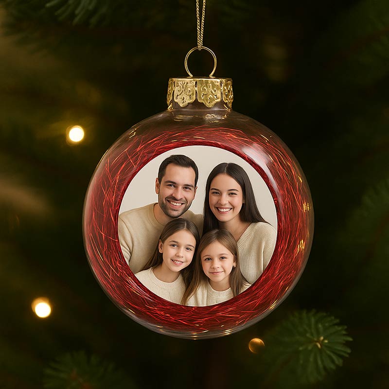 Regalos personalizados: Diseño y decoración: Bola de Navidad personalizada con relleno