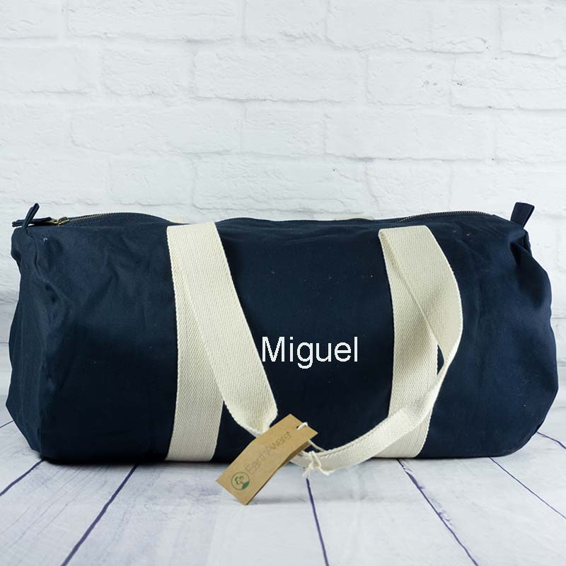 Regalos personalizados: Regalos bordados: Bolsa de deporte BIO bordada