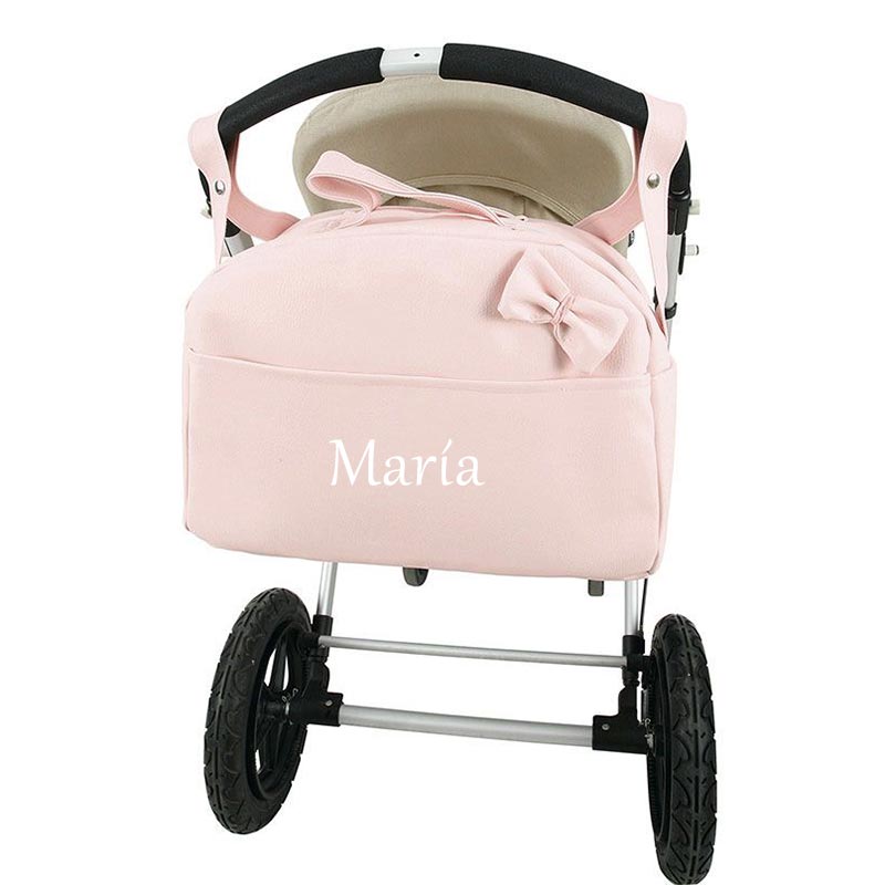 Regalos personalizados: Regalos bordados: Bolso para carrito bebé con nombre bordado