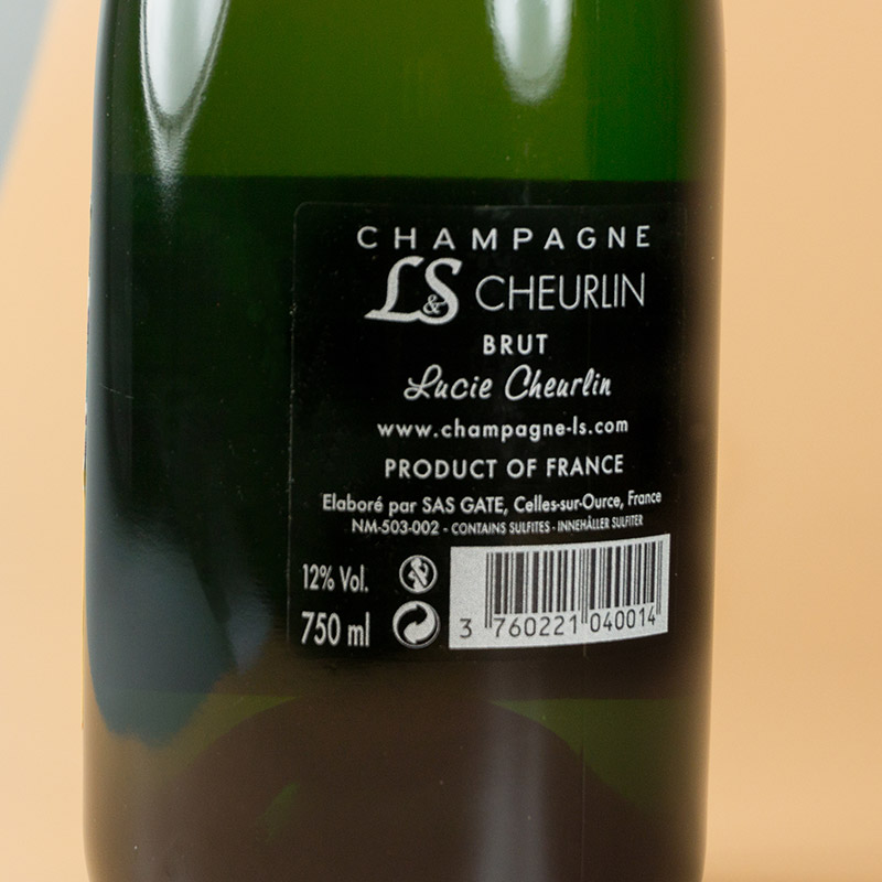 Regalos personalizados: Bebidas personalizadas: Botella de champán personalizada 'Anillos de boda'