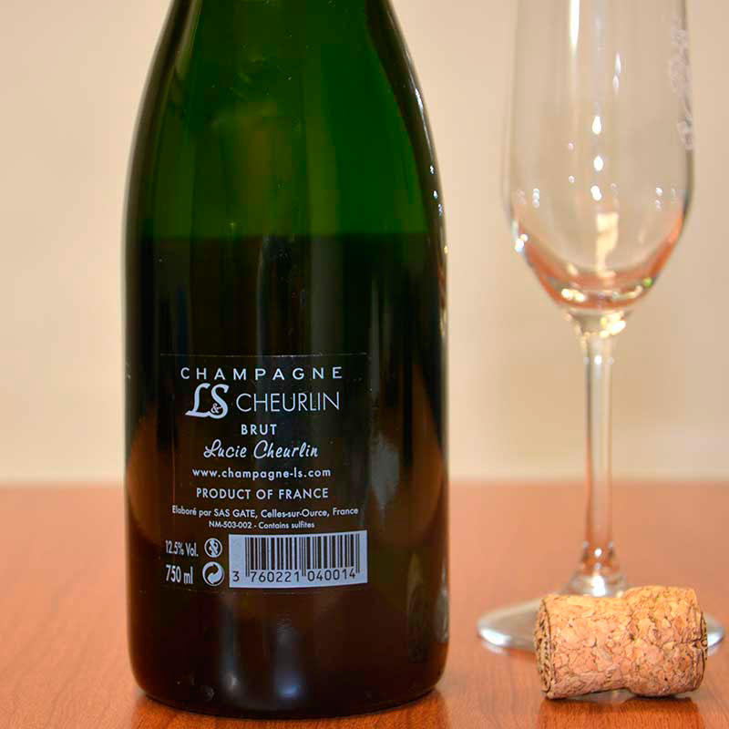 Regalos personalizados: Regalos con nombre: Botella de champán francés para cumpleaños 
