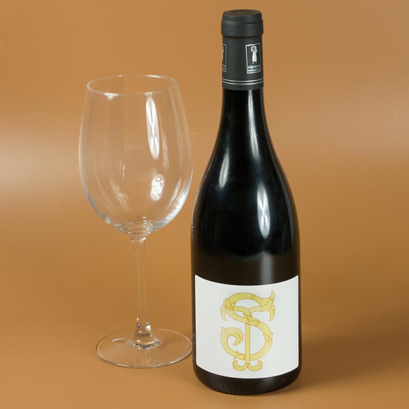 Regalos personalizados: Bebidas personalizadas: Botella de vino personalizada con Monograma
