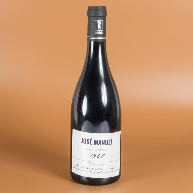 Regalos personalizados: Bebidas personalizadas: Botella de vino personalizada cosecha especial