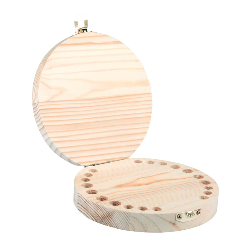 Regalos personalizados: Regalos con nombre: Caja de madera para dientes de leche