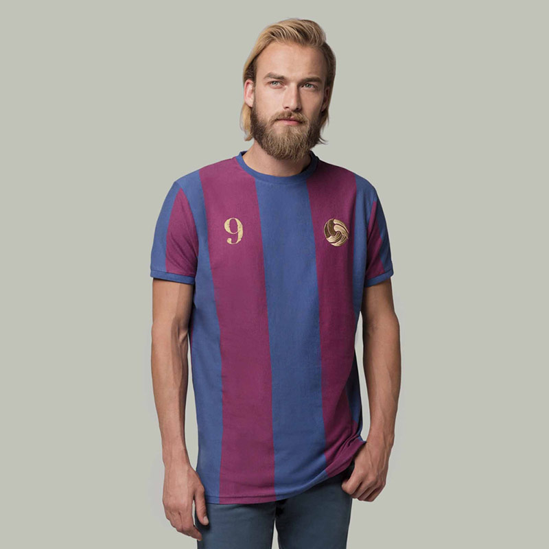 Regalos personalizados: Camisetas personalizadas: Camiseta Blaugrana con tarjeta personalizada