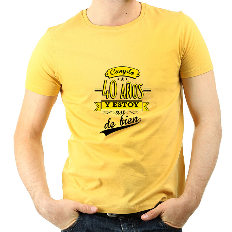 Regalos personalizados: Camisetas personalizadas: Camiseta cumpleaños personalizada