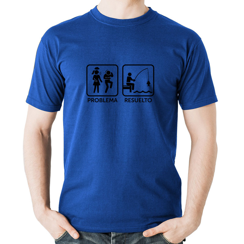 Regalos personalizados: Camisetas personalizadas: Camiseta divertida 'Problema Resuelto'