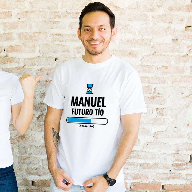 Regalos personalizados: Camisetas personalizadas: Camiseta futuro tío personalizada