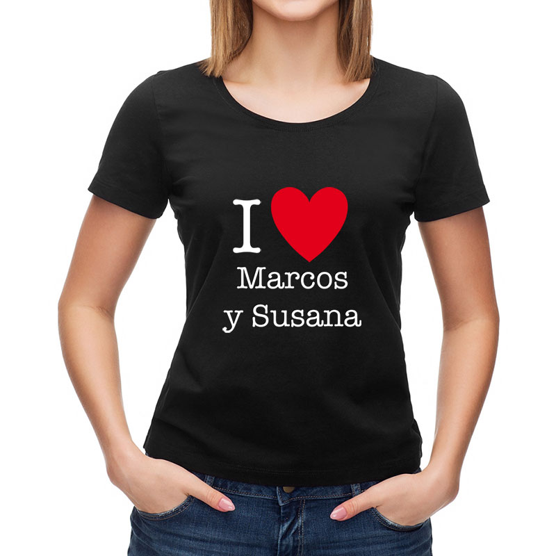 Regalos personalizados: Camisetas personalizadas: Camiseta LOVE personalizada