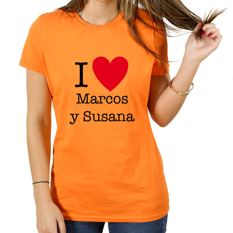 Regalos personalizados: Camisetas personalizadas: Camiseta LOVE personalizada