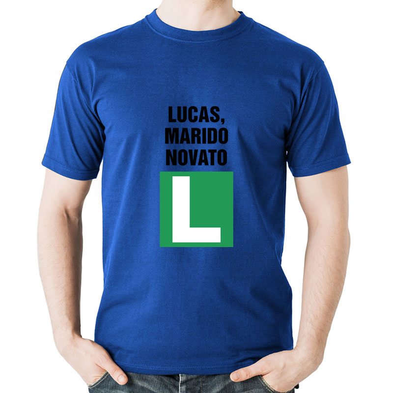 Regalos personalizados: Camisetas personalizadas: Camiseta marido novato personalizada