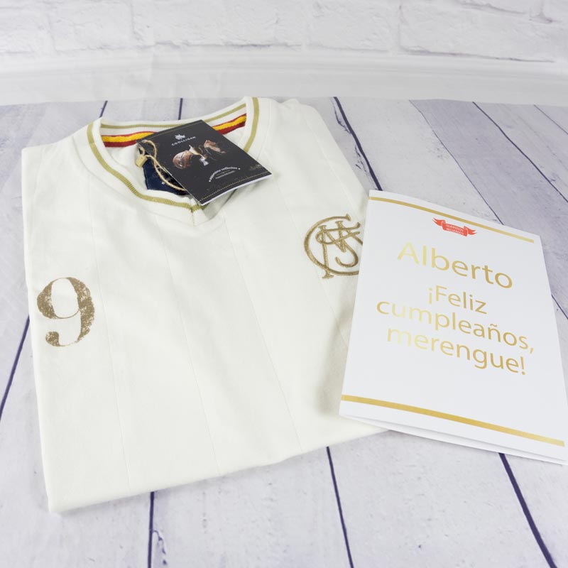 Regalos personalizados: Camisetas personalizadas: Camiseta Merengues con tarjeta personalizada