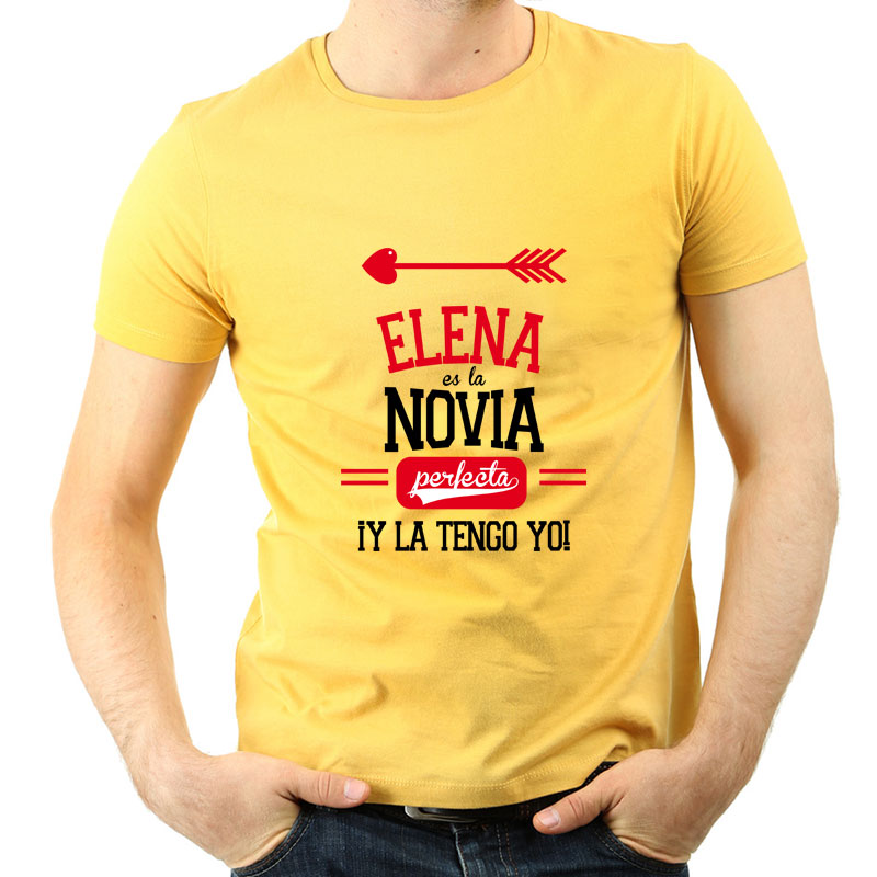 Regalos personalizados: Camisetas personalizadas: Camiseta Novia Perfecta personalizada