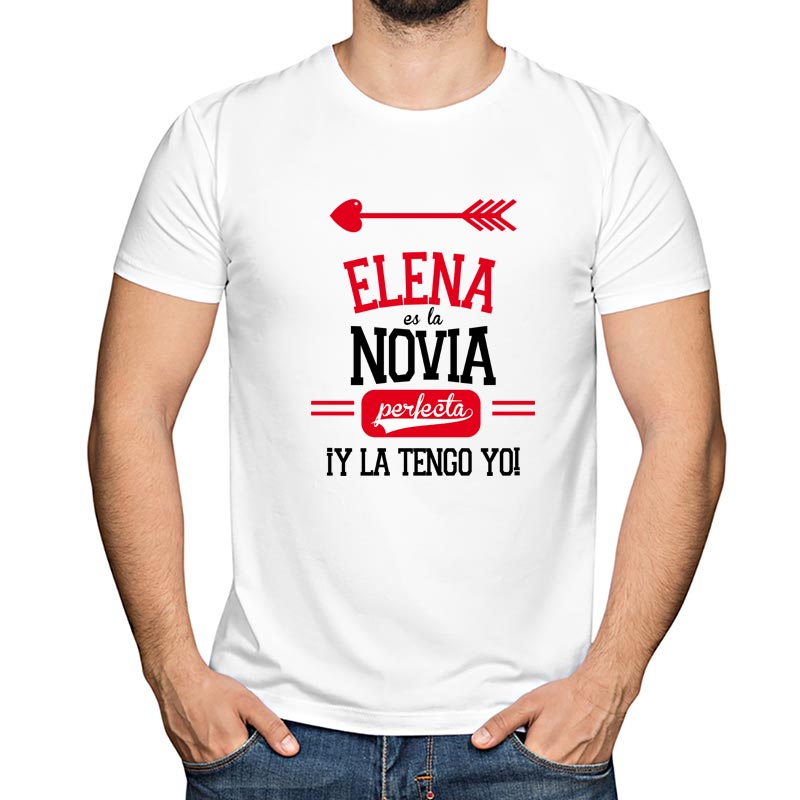 Regalos personalizados: Camisetas personalizadas: Camiseta Novia Perfecta personalizada