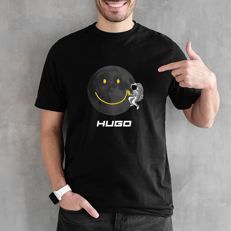 Regalos personalizados: Camisetas personalizadas: Camiseta personalizada 'Astronauta en la luna'