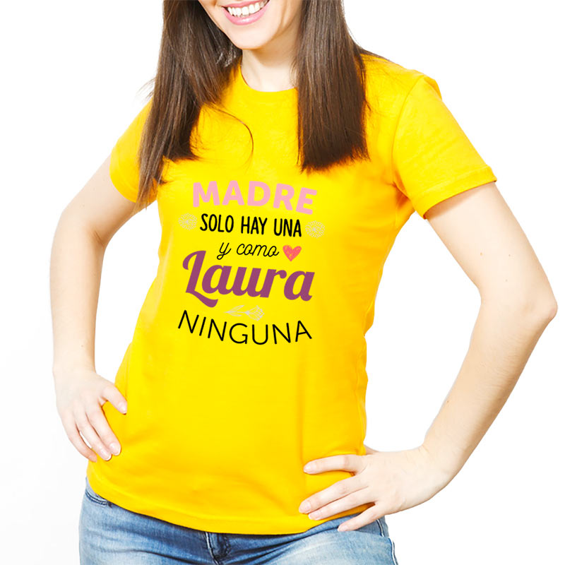 Regalos personalizados: Camisetas personalizadas: Camiseta personalizada 'Como mamá ninguna'